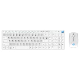 Simpletek Tastatur QWERTY Englisch (UK) Wireless Wireless Kit with English UK Stickers
