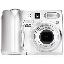 Kompakt Kamera Coolpix 7600 - Silber + Nikon Nikkor ED 38-114 mm f/2.8-4.8 f/2.8-4.8