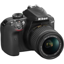 Spiegelreflexkamera D3400 - Schwarz + Nikon Nikon AF-P DX Nikkor 18-55 mm f/3.5-5.6G VR f/3.5-5.6G