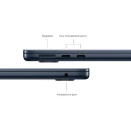 MacBook Air 13" (2024) - Apple M3 mit 8‑Core CPU und 8-core GPU - 8GB RAM - SSD 256GB - QWERTZ - Deutsch