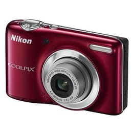 Kompakt Kamera Coolpix L25 - Rot + Nikon Nikkor 5X Wide Optical Zoom 28-140mm f/2.7-6.8 f/2.7-6.8
