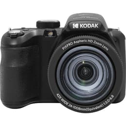 Hybrid-Kamera - Kodak PixPro AZ422 Schwarz + Objektivö Kodak Zoom Optique X42 24-1008mm f/2.3