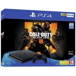 PlayStation 4 Slim 500GB - Schwarz + Call of Duty: Black Ops 4