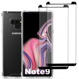 Hülle Galaxy Note 9 und 2 schutzfolien - Recycelter Kunststoff - Transparent