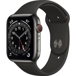 Apple Watch (Series 6) 2020 GPS 40 mm - Aluminium Schwarz - Sportarmband Schwarz