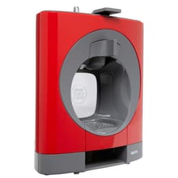 Espresso-Kapselmaschinen Dolce Gusto kompatibel Krups OBLO YY2291FD 0.8L - Rot/Grau