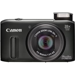 Kompakt - Canon SX240 HS Schwarz Objektiv Canon Zoom Lens 25-500mm f/3.5-6.8
