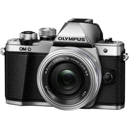 Hybrid-Kamera - Olympus OM-D E-M10 Schwarz/Silber + Objektivö Olympus M.Zuiko Digital 14-42mm f/3.5-5.6 IIR