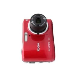 Kompakt Kamera Pixpro X42 - Rot + Kodak Pixpro Aspheric Zoom Lens 27-108mm f/3-6.6 f/3-6.6
