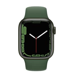 Apple Watch (Series 7) 2021 GPS 45 mm - Aluminium Grün - Sportarmband Grün