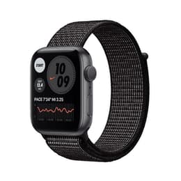 Apple Watch (Series 6) 2020 GPS + Cellular 44 mm - Rostfreier Stahl Space Grau - Sport loop Grau