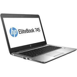 HP EliteBook 745 G3 14" A12 2.1 GHz - SSD 128 GB - 4GB QWERTY - Schwedisch