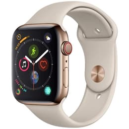 Apple Watch (Series SE) 2020 GPS + Cellular 40 mm - Aluminium Gold - Sportarmband Rosa