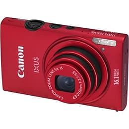 Kompakt Canon Ixus 125 HS Rot- + Objektiv Zoom Lens 24-120 mm f/2.7-5.9