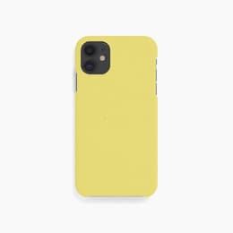 Hülle iPhone 11 - Natürliches Material - Gelb