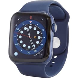 Apple Watch (Series 6) 2020 GPS 40 mm - Aluminium Blau - Sportarmband Blau