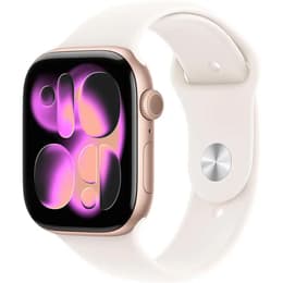 Apple Watch Series 11 (2025) GPS 42 mm - Aluminium Roségold - Sportarmband Rosé