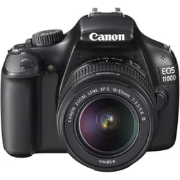 Spiegelreflexkamera Canon EOS 1100D Schwarz + Objektiv Canon EF-S 18-55 mm f/3.5-5.6 III