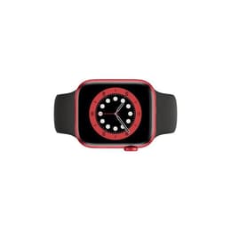 Apple Watch (Series 6) 2020 GPS 40 mm - Aluminium Rot - Sportarmband Schwarz