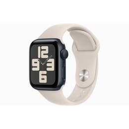 Apple Watch Series SE 1 (2020) GPS 40 mm - Aluminium Space Grau - Sportarmband Orange