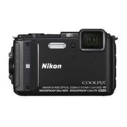 Kompakt - Nikon Coolpix AW130 - Schwarz