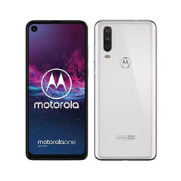 Motorola One Action 128GB - Weiß - Ohne Vertrag - Dual-SIM