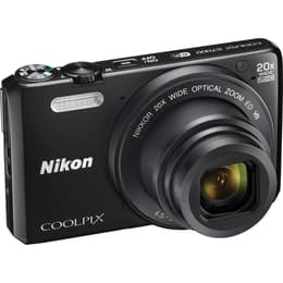 Kompakt Kamera Nikon Coolpix S7000 - Schwarz