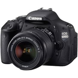 Reflex - Canon EOS 600D Schwarz Objektiv Canon EF-S 18-55mm f/3.5-5.6 IS