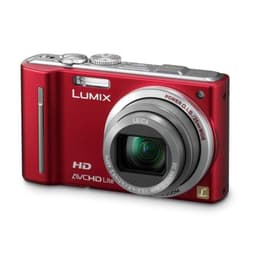 Kompakt Kamera Lumix DMC-TZ10 - Rot + Leica DC Vario-Elmar 25-300 mm f/3.3-4.9 MEGA O.I.S f/3.3-4.9