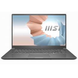 MSI Modern MS-1551 15" Core i5 1.6 GHz - SSD 512 GB - 16GB AZERTY - Französisch