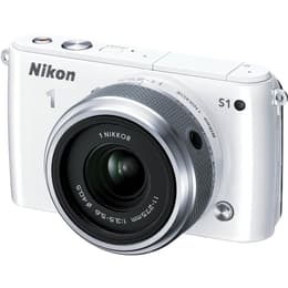 Hybrid-Kamera 1 S1 - Weiß + Nikon Nikkor 11-27.5mm f/3.5-5.6 + Nikkor 30-110mm f/3.8-5.6 f/3.5-5.6 + f/3.8-5.6