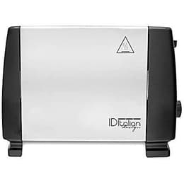 Toaster Italian Design IDTDP2 2 Schlitze - Schwarz/Silber