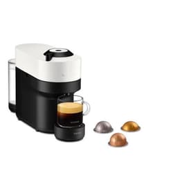 Espresso-Kapselmaschinen Machine a Cafe KRUPS NESPRESSO YY4889FD Vertuo Pop Blanche capsules, Cafetiere compacte, 4 tailles de tasses, Expresso, Bluetoo L - Schwarz/Grau