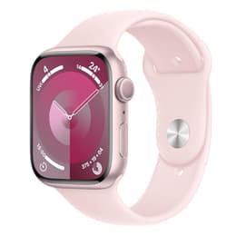 Apple Watch () 2023 GPS 45 mm - Aluminium Rosé - Sportarmband Rosa
