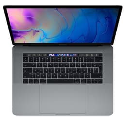 MacBook Pro Touch Bar 15" Retina (2018) - Core i7 2.6 GHz SSD 512 - 16GB - QWERTY - Englisch
