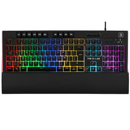 The G-Lab Tastatur AZERTY Französisch mit Hintergrundbeleuchtung Keyz Tellurium RGB