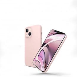 Hülle iPhone 13 mini und 2 schutzfolien - Silikon - Rosa