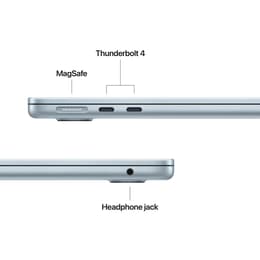 MacBook Air 13" (2025) - Apple M4 mit 10‑Core CPU und 8-core GPU - 16GB RAM - SSD 256GB - QWERTZ - Deutsch