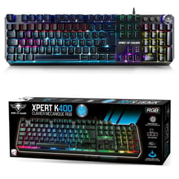 Spirit Of Gamer Tastatur AZERTY Französisch mit Hintergrundbeleuchtung XPERT-K400