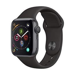 Apple Watch (Series 4) 40 mm - Aluminium Space Grau - Sportarmband Schwarz