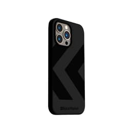 Back Market Hülle iPhone 13 Pro und schutzfolie - Recycelter Kunststoff - Schwarz (Chevron)