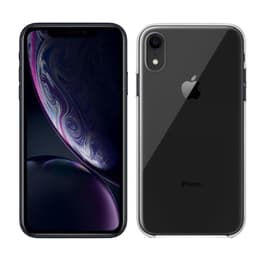 Bundle iPhone XR + Apple-Hülle (Transparent) - 64GB - Schwarz - Ohne Vertrag