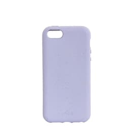 Hülle iPhone SE/5/5S - Natürliches Material - Lavendel