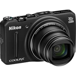 Kompakt - Nikon Coolpix S9700 - Schwarz