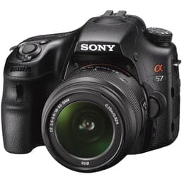 Spiegelreflexkamera SLT-A57 - Schwarz + Sony DT 18-55mm F3.5-5.6 SAM II + DT 55-200mm F4-5.6 SAM f/3.5-5.6 + f/4-5.6