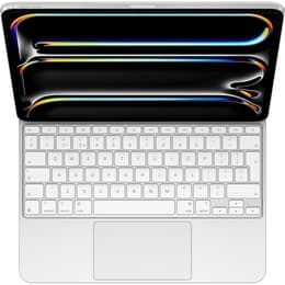 iPad Magic Keyboard (iPad nicht inbegriffen) 13" (2024) - Weiß - QWERTY - Englisch (US)