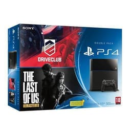 PlayStation 4 500GB - Schwarz + DriveClub + The Last Of Us (Remastered)