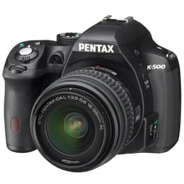 Reflex - Pentax K-500 Schwarz Objektiv Pentax DA 18-55 mm f/3.5-5.6 AL + Pentax HD Pentax-DA 55-300mm f/4-5.8 ED WR