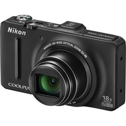 Kompakt Kamera Coolpix S9300 - Schwarz + Nikon Nikon Nikkor 18x Wide Optical Zoom 25-450 mm f/3.5-5.9 ED VR f/3.5-5.9