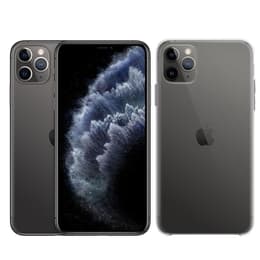 Bundle iPhone 11 Pro + Apple-Hülle (Transparent) - 64GB - Space Grau - Ohne Vertrag